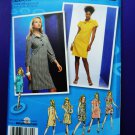 Project Runway Simplicity Pattern # 2885 Womans Pullover Dress Top Size 4 6 8 10 12