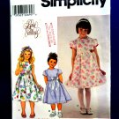 Simplicity Pattern # 8610 UNCUT Girls Dress Size 3 4 5 6
