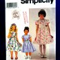Simplicity Pattern # 8610 UNCUT Girls Dress Size 3 4 5 6