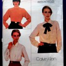 Vogue Pattern # 1025 UNCUT Misses Blouses Calvin Klein Size 6 8 10