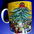 Vintage 1993 Marshall Fields Dayton Hudson Christmas Mug