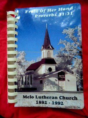 Melo Lutheran Church Cookbook Minnesota Scandinavian Recipes 1992
