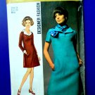Simplicity Patten # 8446 UNCUT Dress Vintage 1969 Size 14 Bust 36