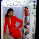 McCalls Pattern # 4843 UNCUT Misses Wardrobe Jacket Pants Top Skirt Size 16 18 20 22