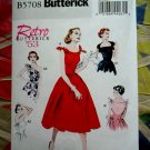 Butterick Pattern # 5708 UNCUT Misses Dress Retro Vintage 1953 Size 14 16 18 20 22