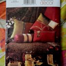 Vogue Pattern # 7816 UNCUT Home Accessories Pillow Chair Cover Runner