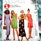 McCalls Pattern # 9172 UNCUT Misses Dress One Hour Size 20 22 24
