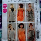 McCalls Pattern # 6359 UNCUT Summer Tunic Variations Size 18 20 22 24