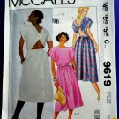McCalls Pattern # 9619 UNCUT Misses Summer Dress Size 14 UNIQUE Bare Back