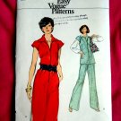 Very Easy Vogue Pattern # 9451 UNCUT Misses Top Pants Dress Size 18 ½ Half Size