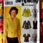 Simplicity Pattern # 7082 UNCUT Misses Easy Wrap Tops Blouses Size 14 16 18 20
