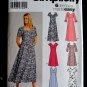 Simplicity Pattern # 5189 UNCUT Misses Pull Over Dress Variations Size 8 10 12 14