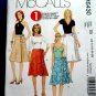 McCalls Pattern #5430 UNCUT Misses Front Wrap Skirt Variations Size 12 14 16 18 20
