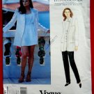 Vogue Pattern # 1551 UNCUT Misses Jacket Short Pants Size 8 10 12 Donna Karan