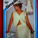 Simplicity Pattern # 6443 UNCUT Misses Fun Top Skirt Size 10 12 14 Vintage 1984