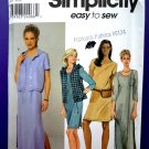Simplicity Pattern # 9260 UNCUT Misses Dress Vest Size 10 12 14 16 18 20 22