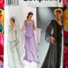 Simplicity Pattern # 8923 UNCUT Misses Womens Special Occasion Top Long Skirt Shawl Size 18 20 22 24