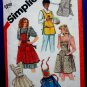 Simplicity Pattern # 5725 UNCUT Vintage Apron ONE Size
