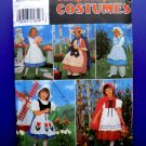 Simplicity Pattern # 8234 UNCUT Girls Costume Alice Red Riding Hood Betsy Ross Size 3 4 5 6