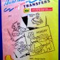 Vintage Embroidery Transfer Pattern ~Dutch Days of the Week # 3021 Aunt Martha's