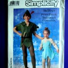 Simplicity Pattern # 7784 UNCUT Peter Pan Tinkerbell Size 6 8