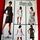 Simplicity Pattern # 3744 UNCUT Misses Dress Variations Threads Collection Size14 16 18 20 22.