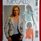 McCalls Pattern # 5395 UNCUT Misses Unlined Jacket Sleeve Pocket Variations Size 4 6 8 10 12