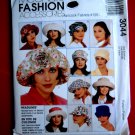 McCalls Pattern # 3044 UNCUT Misses Hat Variations and Scarf