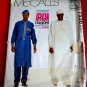 McCalls Pattern # 7536 UNCUT Men’s Tunic Drawstring Pants Hat Size Medium Chest 38