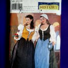 Butterick Pattern # 6198 UNCUT Misses Costume Bar Maid Wench Size 28 30 32