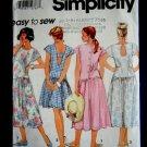 Simplicity Pattern # 7905 UNCUT Misses Summer Dress Back Length Variations Size XS Small Medium