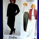 Vogue Pattern # 2853 UNCUT Misses Jacket Top Pants Size 10 ONLY a Paris Original by Designer Montana