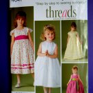 Simplicity Pattern # 4647 UNCUT Girls Special Occasion Dress Size 3 4 5 6