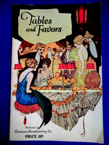 Art Deco Vintage 1922 Booklet ~ Tables and Favors ~ Party Decoration Ideas Dennison's