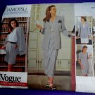 Vogue Pattern # 1166 UNCUT Misses Wardrobe Jacket Dress Top Skirt Size 6 8 10
