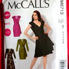 McCalls Pattern # 6713 UNCUT Misses KNIT Dress Evening Length KNITS ONLY Size 8 10 12 14 16