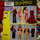 Simplicity Pattern # 7073 UNCUT 11 1/2 Inch Doll Wardrobe Sewing for Dummies
