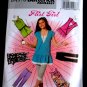 Butterick Pattern# 4970 UNCUT Girls Tunic Dress Sash Leggings STRETCH KNITS ONLY Size 7 8 10 12