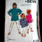 Kwik Sew Pattern #2095 UNCUT Girls Tops STRETCH KNITS ONLY Size 8 10 12 14