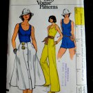 Vogue Pattern # 9473 UNCUT Misses Jumpsuit Skirt Size 10 ONLY STRETCH KNITS ONLY