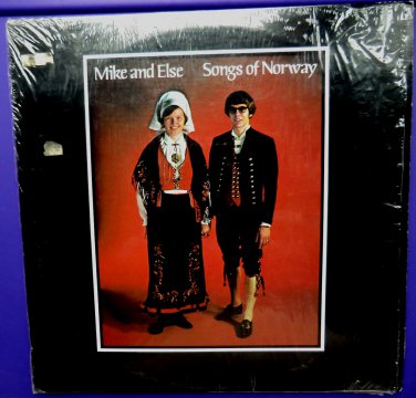 LP Record ~ Songs of Norway Mike and Else Norwegian Songs