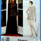Vogue Pattern # 1286 UNCUT Misses Top Skirt  Pants Special Occasion Size 12 14 16