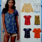 New Look Pattern # 6891 UNCUT Misses Summer Top Variations Size 10 12 14 16 18 20 22