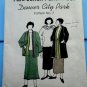 Park Bench Pattern # 7 Denver City Park UNCUT Misses Kimono Style Jacket Skirt