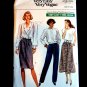 Vogue Pattern # 7677 UNCUT Misses Pants Skirt Variations Size 20 22 24