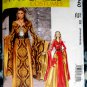 McCalls Pattern # 6940 UNCUT Misses Costume Medieval Dress Size 14 16 18 20 22