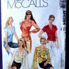 McCalls Pattern #4384 UNCUT Misses Wrap Top Size 4 6 8 10 12 14