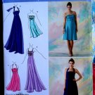 Simplicity Pattern # 2398 UNCUT Misses Special Occasion Halter Dress Size 12 14 16 18 20