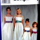 Simplicity Pattern # 5700 UNCUT Girls Special Occasion Dress Size 7 8 10 12 14 Flower Girl