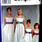 Simplicity Pattern # 5700 UNCUT Girls Special Occasion Dress Size 7 8 10 12 14 Flower Girl